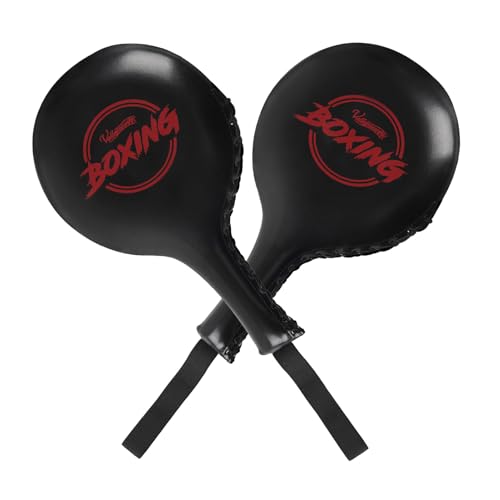 Valleycomfy Boxing Target Paddles Fight Gear Punching & Striking Pads - color: Red