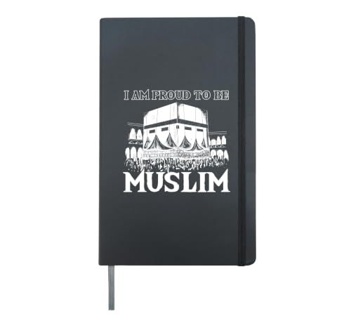 Mecca Islam Religion Proud Muslim Muslim Gift Hardcover Journal, Black