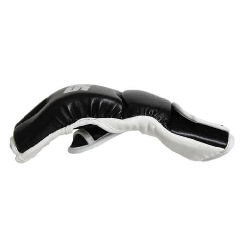 SMAI MMA Grappling Gloves - UFC Mixed Martial Arts Training, Cardio and Boxing Gloves, Half Finger Open Palm and Wrist Strap - Adjustable, Cage Fighting Punching Bag Workout - size: X-Large