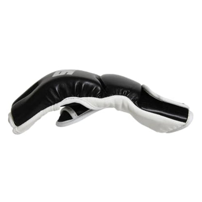 SMAI MMA Grappling Gloves - UFC Mixed Martial Arts Training, Cardio and Boxing Gloves, Half Finger Open Palm and Wrist Strap - Adjustable, Cage Fighting Punching Bag Workout - size: Small