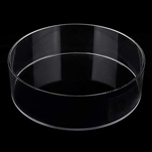 ZJchao 150mm Clear Acrylic Cylinder Magnifier Lens with Slip Base Distortion Aquarium Viewing Macro Photography Tool for Coral Fish Observation - size: 150mm