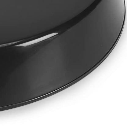 Saucers, 16in, Black 2 Pack | 14.25in Base, Case of 2 - size: 16" (14.2" base)