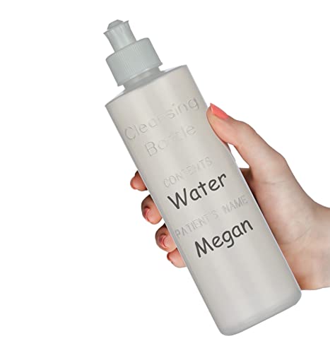Perineal Lavette Irrigation Bottle for Postpartum Care - After-Birth Essentials for Mom to Soothe and Clean Perineal Area - Premium Portable Bidet for Women - 8OZ (Pack of 3)