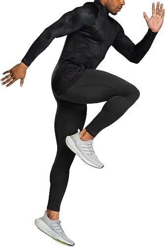 TSLA Men's Thermal Long Sleeve Compression Shirts, Mock/Turtleneck Winter Sports Running Base Layer Top - color: 2pack Navy/Woodland Black, size: X-Small