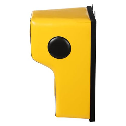 Wall Mount Boxing Training Bag - Uppercut Boxing Training Punching Target - Heavy Punching Bag for Adults for Bedroom/Living Room/Gym - color: Yellow (15.7*11.8*27.5 Inch)