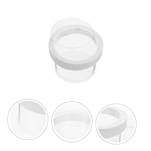 Kisangel Fish Box Floating Aquarium Breeding Box Acrylic Fish Separator for Easy Observation Durable Floating Design Hatchery - color: White