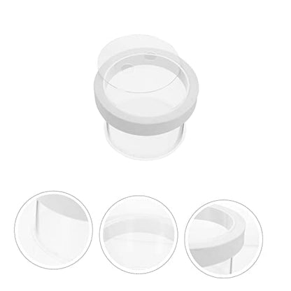 Kisangel Fish Box Floating Aquarium Breeding Box Acrylic Fish Separator for Easy Observation Durable Floating Design Hatchery - color: White
