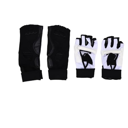 Keenso Taekwondo Sparring Gear, Gloves Hand and Foot Protectors Protective Guards Set for Boxing Kickboxing