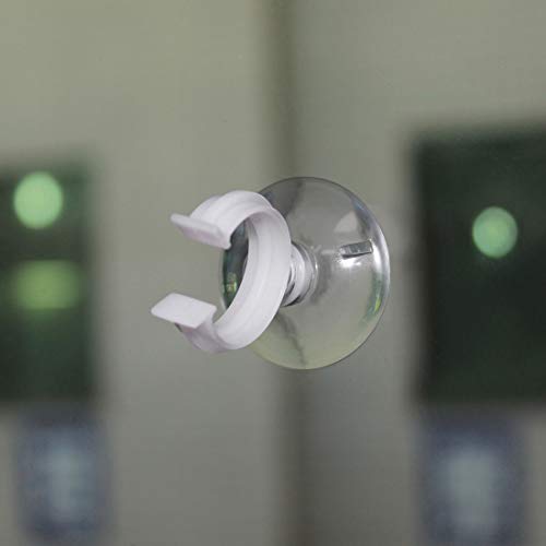 uxcell Aquarium Suction Cup Clips Airline Tube Holders Clamps for Fish Tank Clear 19mm 12Pcs - size: 19mm