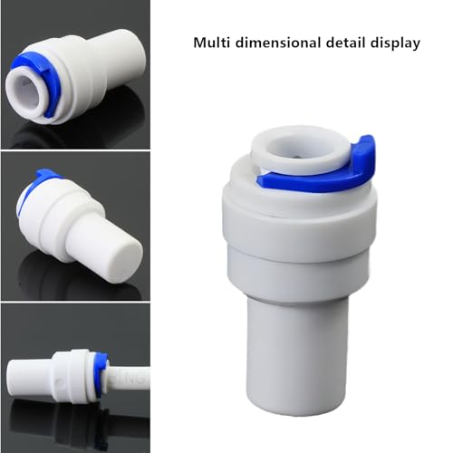 1/4" Push Fit Plug, Temporary Cap Blocks Flow & Stops Leaks | Quick-connect plug for RO, drink dispensers & water purifiers. Cap unused tubing to shut off water and prevent leaks. - size: 1/4-Inch PE Pipe Plug