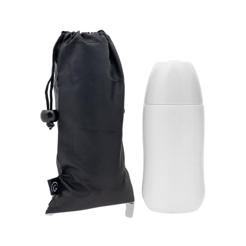 Travel White : The Essential Personal Hygiene and Postpartum Cleaning Spray - Portable Peri Bottle for Women on The Go, Retractable Nozzle , Compact 10 oz 296 ml