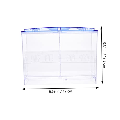 Double Layer Isolation Box for Fish Breeding Aquarium Hatchery Incubator Independent Fish Box for Fry