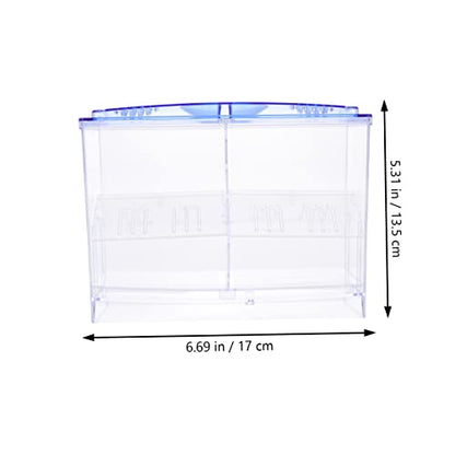 Double Layer Isolation Box for Fish Breeding Aquarium Hatchery Incubator Independent Fish Box for Fry