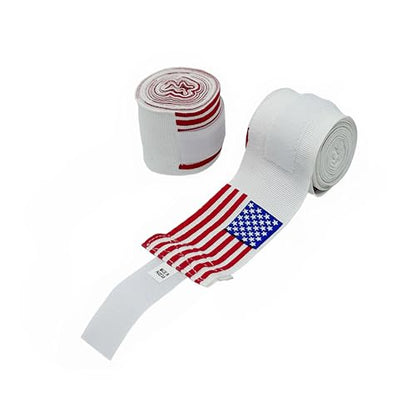 Elastic Professional 180 inch Handwraps for Boxing Kickboxing Muay Thai MMA, Boxing Hand Wraps 180, Boxing Wrap Roller, Kickboxing Wraps, Hand Wraps, Wrist Wraps Boxing, MMA Hand Protection - color: White
