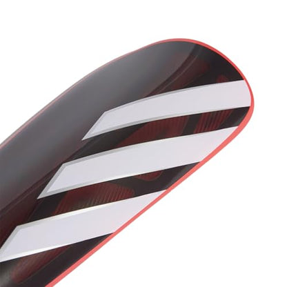 adidas Unisex Adult Tiro Soccer Shin Guards - color: Black/Lucid Red/White/Silver Metallic/League, size: Small