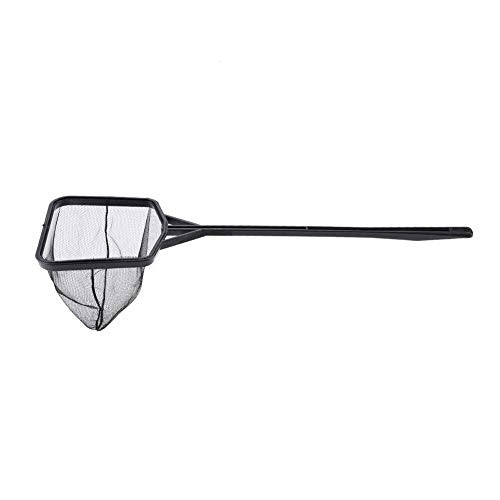 Net - Lightweight Nylon Fish Fishing Net with Plastic Handle (S) - color: S