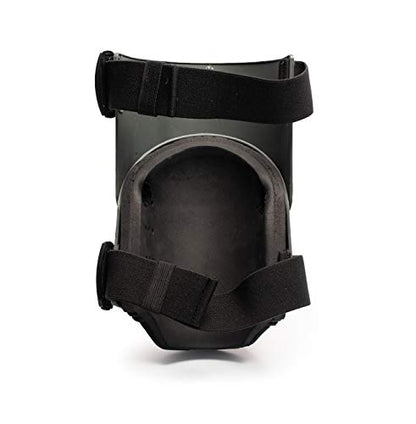 TSE Safety - TSE-TFLX-4-16 Flex Work Knee Foam Padding Pads - Anti-slip Strong Double Straps Comfortable Knee Protection Breathable Heavy Duty for Indoor and Outdoor Use – Black, One Size