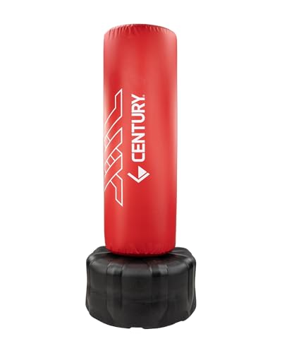 Century Wavemaster XXL | Freestanding Punching Bag with Base | Heavy Bag Boxing Martial Arts Kickboxing Bag | Optimal Strength and Cardio Training Bag - color: Red