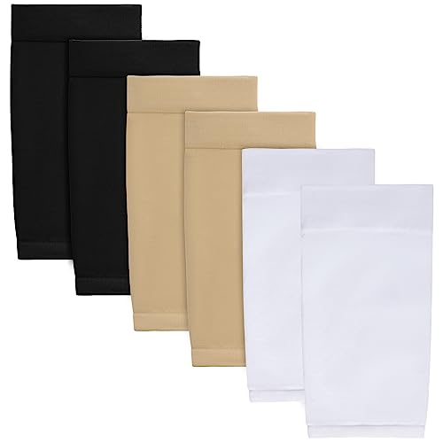 HOVEOX 3 Pairs Tattoo Cover Up Sleeves Tattoo Arm Sleeve Cover for Woman - color: Black, Nude, White