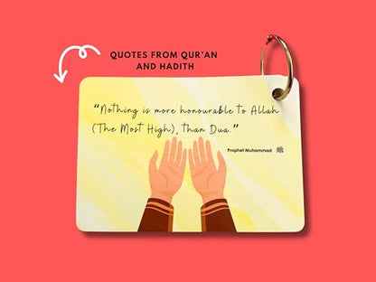 20 Must Recite Daily Dua Cards, Islamic Flash Cards, Muslim Children Gift, Dua Cards, Quran, Dua Book, Arabic Dua Cards with Transliteration, Ramadan Gift