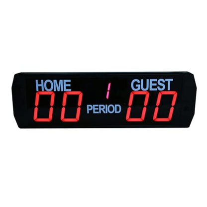 Electronic Indoor Scoreboard, Clearly Visible, LED Electronic Indoor Basketball Game Scoreboard, Volleyball Game Infrared Remote Control Desktop Scoreboard,Black