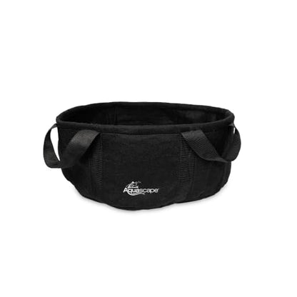 Aquascape Heavy Duty Aquatic Plant Pot with Handles, Non-Woven Geotextile, 16 inch Dia (40.6 cm), Black 47004 - size: 16 Inch Dia.