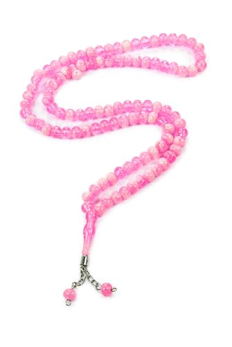 ihvan online, Tasbih Prayer Beads 99, Pack of 10, Muslim Prayer Bead, Islamic Rosary Bead, Dhikr, Tasbeeh Bulk, Misbaha, Masbaha, Tespih, Islamic Gift for Ramadan & Mawlid & Hajj Umrah - color: Pink