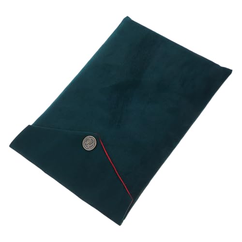 Cabilock Chinese Style Scriptures Bag Small Velvet Pouch Bible and Quran Storage Case Soft Protective Religious Text Holder for Travel and Daily Use