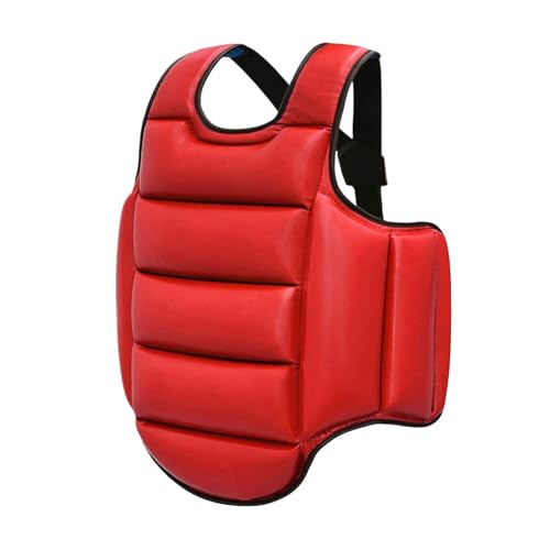 Boxing Chest Protector | Reversible Kickboxing Chest Guard,Breathable Body Protection Pad Sparring Training Accessories Martial Arts Competition - size: Large