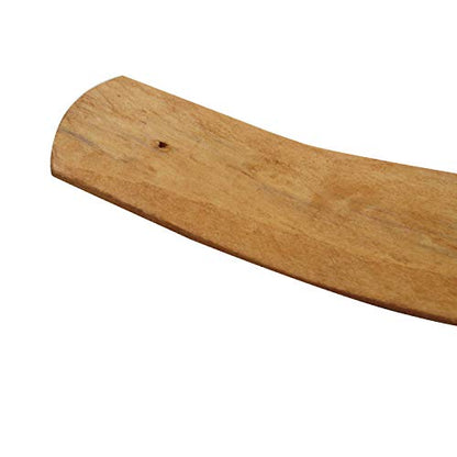TRENDBOX 20pcs Handmade Plain Wood Wooden Incense Stick Holder Burner Ash Catcher Natural Design Buddhist - size: 20 pcs