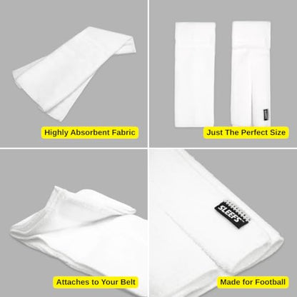 SLEEFS Basic White Football Towel - color: Basic White