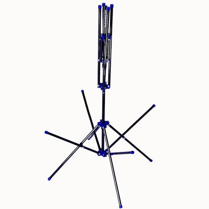 Hockey Gear Drying Rack - Heavy Duty Aluminum Collapsible Portable Sports Gear Drying Rack - Tree - color: Blue