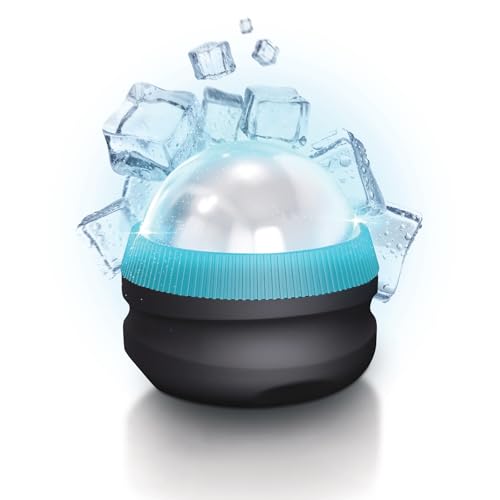 Homedics IcyGlide Massage Roller Ball, Cryo Ball Cold Therapy for Rapid Pain Relief, 360-Degree EasyGlide Technology, Great for Post-Workout Muscle Recovery, Full Body Treatment, Compact & Portable