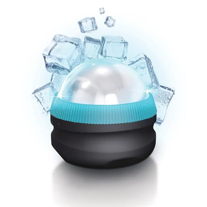 Homedics IcyGlide Massage Roller Ball, Cryo Ball Cold Therapy for Rapid Pain Relief, 360-Degree EasyGlide Technology, Great for Post-Workout Muscle Recovery, Full Body Treatment, Compact & Portable