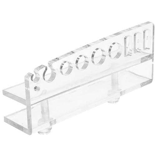 Aquarium Tool Holder -Mounted Organizer for Fish Tank Cleaning Accessories Storage for Scissors Tweezers and Tongs Design