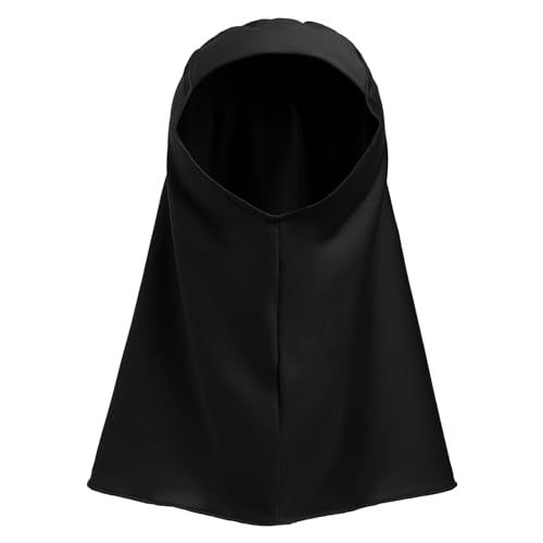 IWEMEK 2PCS Newborn Baby Girls Muslim Abaya Prayer Dress with Hijab Islamic Middle East Arab Dubai Robe Ramadan Eid Clothes - color: Black, size: 18-24 Months