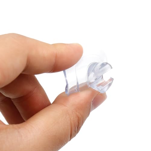 50Pcs Adhesive Suction Cups Fish Tank Wire Sucker Pad Wall Hanging Bulk Lights String Holder Rope Glass Suction Cup Clip - size: Dia: 30mm/1.18"