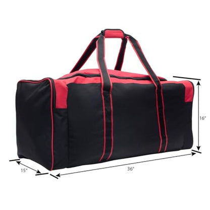 튼튼한 멀티 포켓 내구성 스포츠 체육관 장비 여행 더플 백 - color: XL 91.4cm(36인치) 레드, size: 36IN