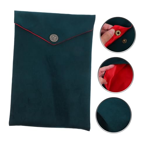 NUOBESTY Chinese Style Scripture Storage Bag Elegant Buddhist Quran Pouch for Protective Storage for Sacred Texts Lightweight Simple Design