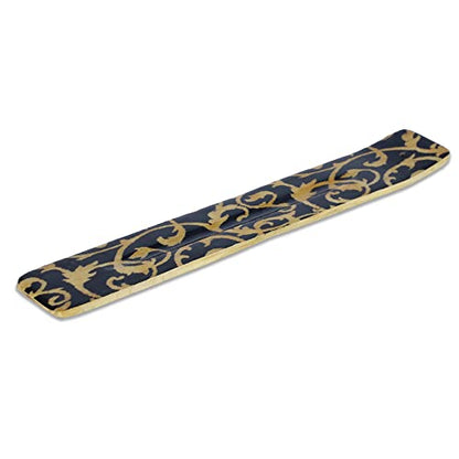 Bless-International Traditional-Handmade-Burner Wooden-Incense-Stick-Holder Ash-Catcher-Stand for-Aromatherapy-Meditation-Yoga (Beautiful Mind) 10 Inches, Pack of 2 - color: Beautiful Mind,10 Inch, size: Two Holders