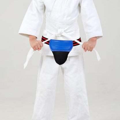 PRETYZOOM Groin Protector Boxing Athletic Cup Blue MMA Groin Guard Training Sparring Gear for Martial Arts Taekwondo Football