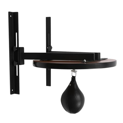 Wall Mounted Boxing Platform Kit, 360° Flexible Swivel Speed Bag Adjustable 5-Position Height Punching Bag Platform Heavy Duty Boxing Training Equipment for Gyms Boxing Gyms Martial Arts - size: 23.6"