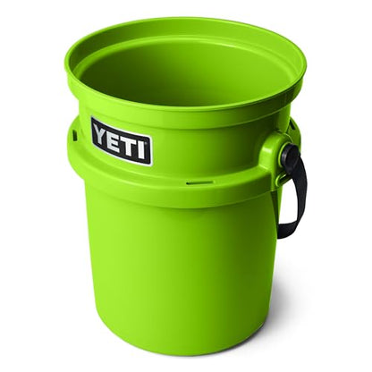 YETI Loadout 5-Gallon Bucket, Impact Resistant Fishing/Utility Bucket - color: Venom