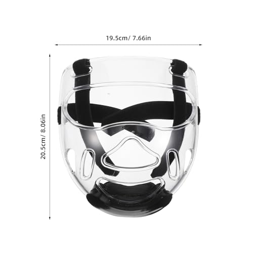 Toddmomy 2 Pack Taekwondo Face Guard Mask Detachable Full Face Protective Headgear for Karate Sparring Gear Kickboxing Training Martial Arts Protective Gear for Youth and Adults