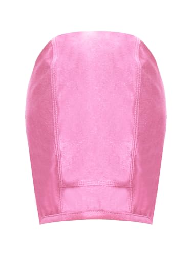 Aislor Wrestling Hair Cover Cap Wrestler Headgear for BJJ, MMA Grappling and Training, Long Hair Net Slicker - color: Pink