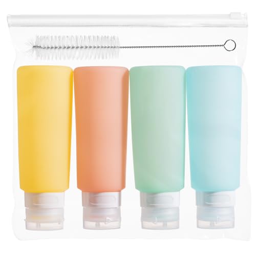 MICEBAY 6 oz Condiment Squeeze Bottles, Leakproof Salad Dressing Container - color: Candies, size: 6 OZ