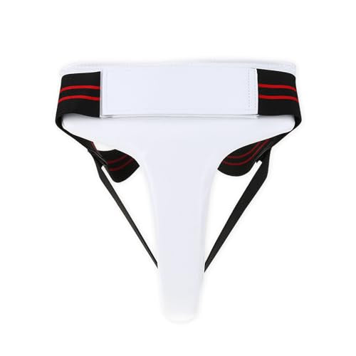Dioche Boxing GroWomens Taekwondo Groin Guard - Ergonomic Design Boxing Karate Protector for Optimal Coverage - Durable PU Leather - Size L - size: Small