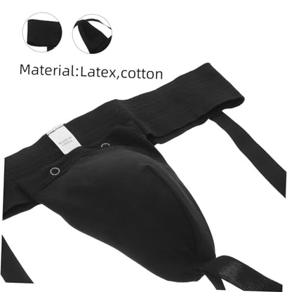 YARNOW Wear Resistant Portable Groin Protector Comfortable Crotch Guard for Training Supplies Breathable Design for Boxing Karate Taekwondo and Sports Activities