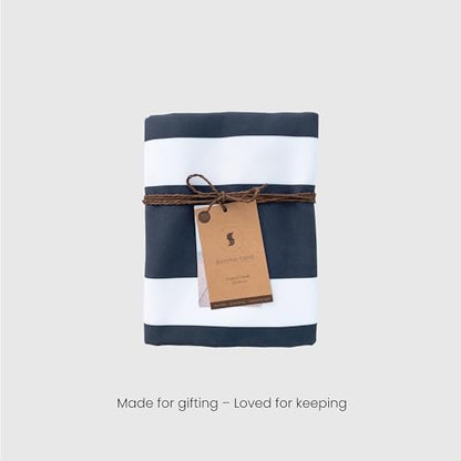 SummerSand Microfiber Beach Towel - Quick Dry, Sand Free - Compact and Lightweight for Travel - Recycled Materials - Travel Bag Included - Large Microfiber Towel (63x31.5in – Deep Blue) - color: Deep Blue