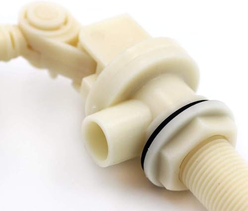 2 Pack Float Valve Stable Water Automatic Pet Water Dispenser Shut Off 1/2" Automatic Waterer Bowl Fill Feed Water Trough with Adjustable Arm Horse Cattle Sheep Pig Dog - size: 2 Float Valve